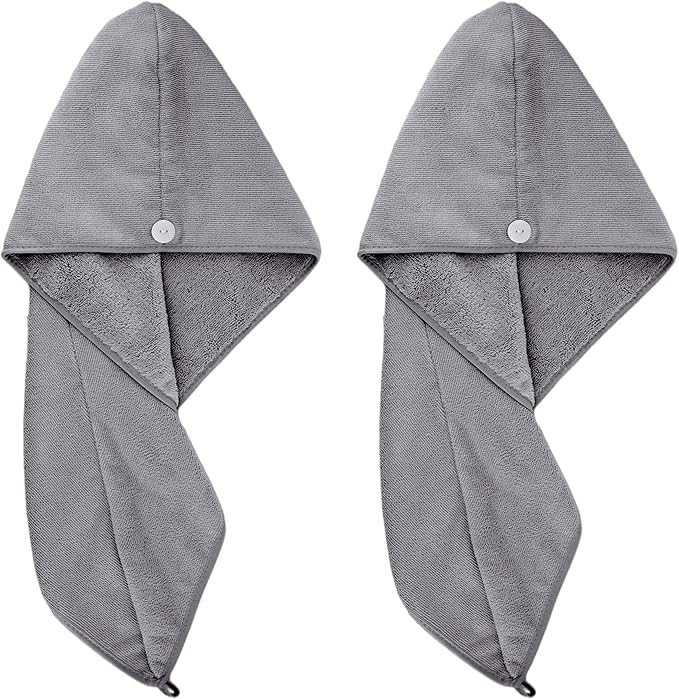POLYTE Microfiber Hair Turban Wrap Drying Towel by Polyte