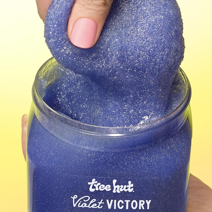 Tree Hut Violet Victory Shea Sugar Scrub, Exfoliating, Hydrating & Moisturizing - Image 4