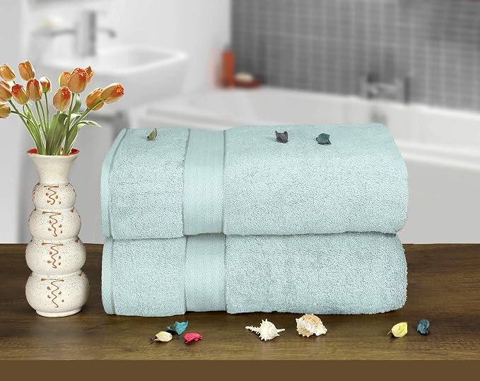 GLAMBURG 700 GSM Premium Oversized Extra Large Cotton Bath Sheet 35x70-100% - Image 3