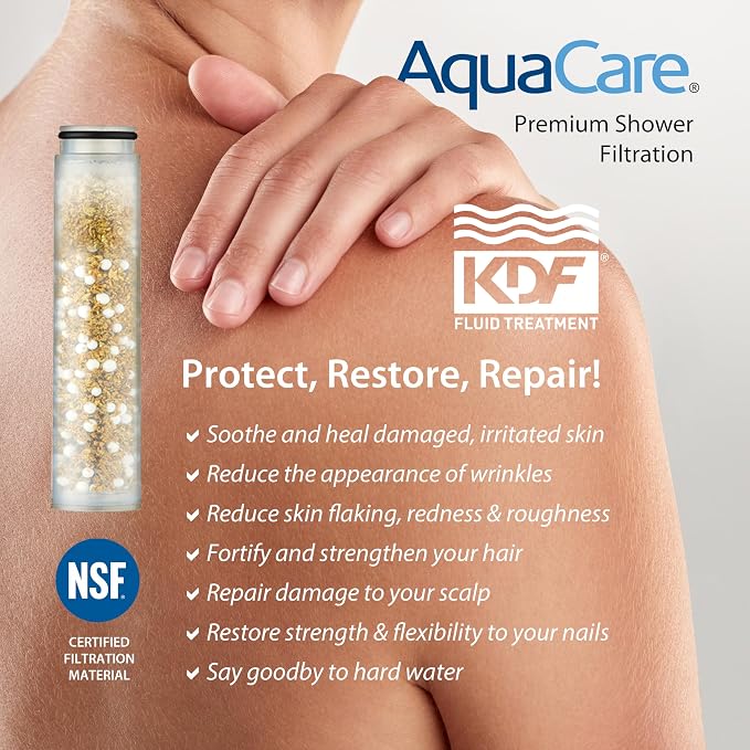 AquaCare 2-pack American KDF Pure Stay-Clean Shower Filter Replacement Cartridge - Image 4