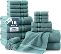 LANE LINEN 100% Cotton Bath Towel Set of 18 – 6 Bath, 6 Hand Towel & 6 by LaneLinen