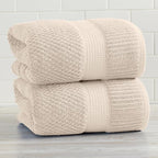 NY Loft 100% Cotton 2 Pack Bath Sheet Towel Set | Super Soft & Absorbent - Image 8