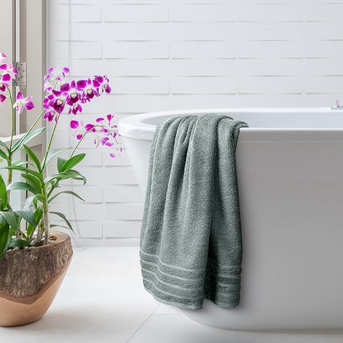 Avalon Towels Bath Towels Set of 4, Size 30 x 60 Inches - Image 5