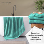LANE LINEN 100% Cotton Premium Bath Sheets Set of 4 - Image 4