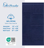 Cotton Paradise 6 Piece Towel Set 100% Cotton Soft Absorbent Turkish Towels - Image 4