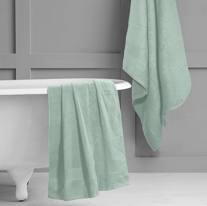 Belizzi Home Premium Cotton Oversized 2 Pack Bath Sheet 35x70-100% Pure Cotton - Image 4