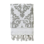 SKL Home Mirage Fringe 100% Turkish Cotton Bath Towel by SKLHomebySaturdayKnightLtd