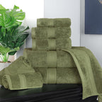 Superior Egyptian Cotton Pile 8 Piece Towel Set, Includes 2 Bath, 2 Hand - Image 10