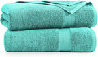 LANE LINEN 100% Pure Cotton Bath Sheets 2 Pack - Image 2