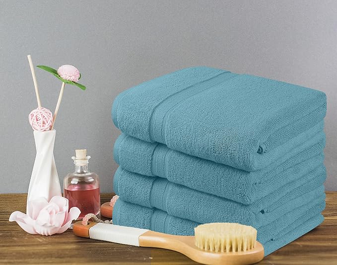 Towel and Linen Mart 4 Pieces Bath Towel Sets - Image 6