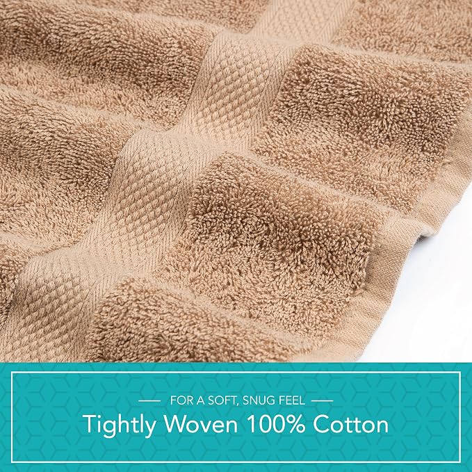 Pleasant Home Bath Towels Set of 6 100% Cotton, 515 GSM | Lightweight, Soft & - Image 6