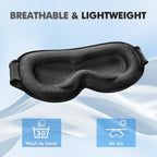 Sleep Eye Mask for Men Women, Sleeping Mask for Side Sleeper, Travel Blackout - Image 6