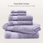 BIOWEAVES 100% Organic Cotton Bath Towel Set | 700 GSM Plush 6-Piece Premium - Image 2