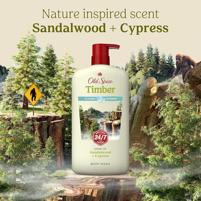 Old Spice Cleansing Body Wash for Men, 24/7 Shower Fresh - Image 9