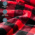 Bare Home Textured Fleece Blanket - Image 3