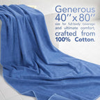 American Soft Linen 100% Cotton 600 GSM Turkish 40x80 Oversized Bath Towel Sheet - Image 2