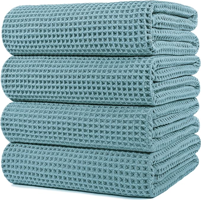 POLYTE 430 GSM Microfiber Oversize Quick Dry Lint Free Bath Towel, 60 x 30 in by Polyte