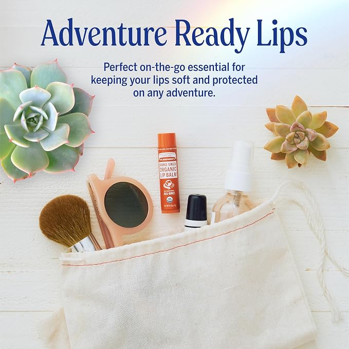 Dr. Bronner’s Organic Lip Balm 6-Pack Natural, Moisturizing, Petroleum-Free Lip - Image 6