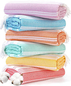 Genovega 6 Oversized Turkish Beach Bath Towel Set Bulk 74"x38" Extra Large Sand by genovega