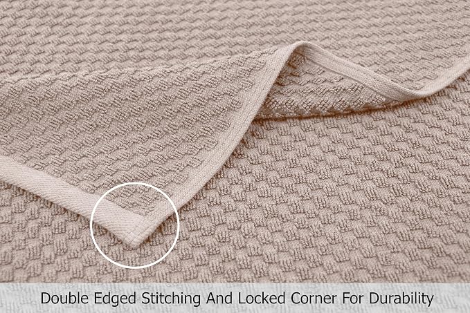 COTTON CRAFT Hooded Bath Towel – Oversized 35 x 70 Waffle Weave Towel - Image 4