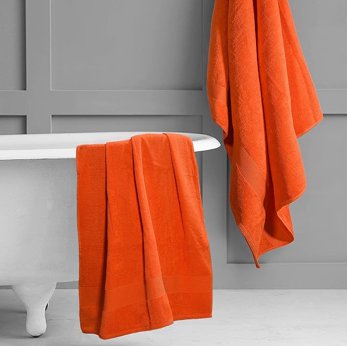Belizzi Home Premium Cotton Oversized 2 Pack Bath Sheet 35x70-100% Pure Cotton - Image 4