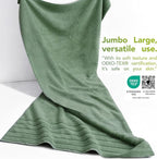 American Soft Linen 35x70 Jumbo Large Bath Towel, 600 GSM 100% Cotton Turkish - Image 3