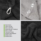 American Soft Linen 100% Cotton Hair Towels - Image 6