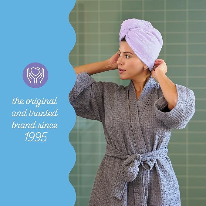 Turbie Twist 2-Pack Microfiber Hair Towel - Image 6