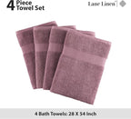 LANE LINEN Premium Bath Towels Set of 4 - Image 5
