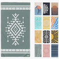 FESHKA Sand Free Turkish Beach Towel Quick Dry Bath Towel, Oversized Beach by FESHKA