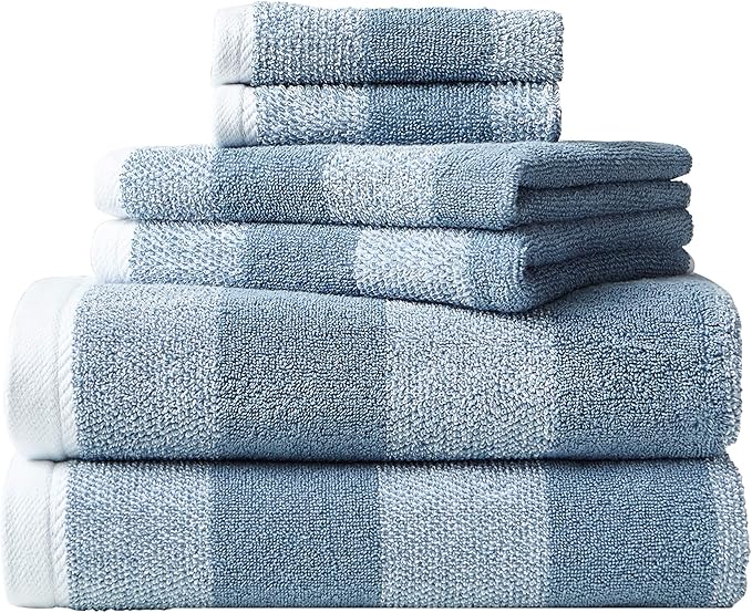 Nautica - Bath Towel Set, Cotton Bath, Hand & Washcloths, Absorbent & Quick-Dry - Image 2