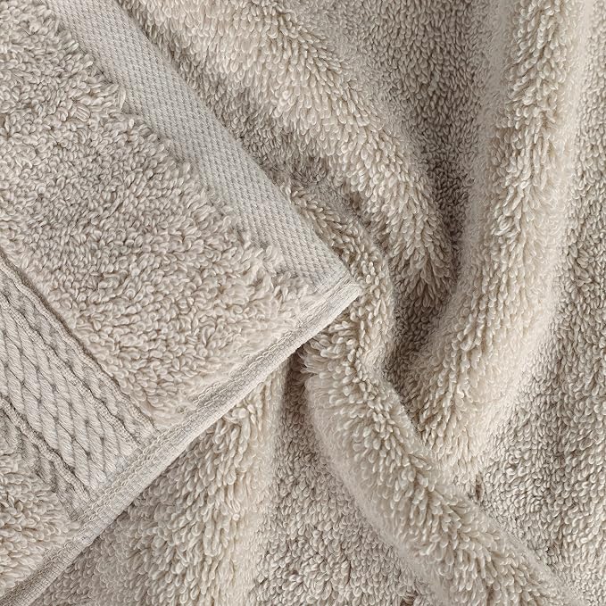 SUPERIOR Egyptian Cotton Pile Bath Sheet Set of 2, Ultra Soft Luxury Towels - Image 5