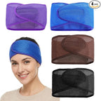 4 Pcs Mesh Hair Wraps for Black Women, Thicker Soft Head Wraps for Black Women by Unknown