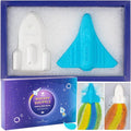 ORIGLAM Kids Bath Bombs for Boys, 2 Extra Large Space Shuttle & Rocket Bath by Unknown