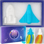 ORIGLAM Kids Bath Bombs for Boys, 2 Extra Large Space Shuttle & Rocket Bath by Unknown