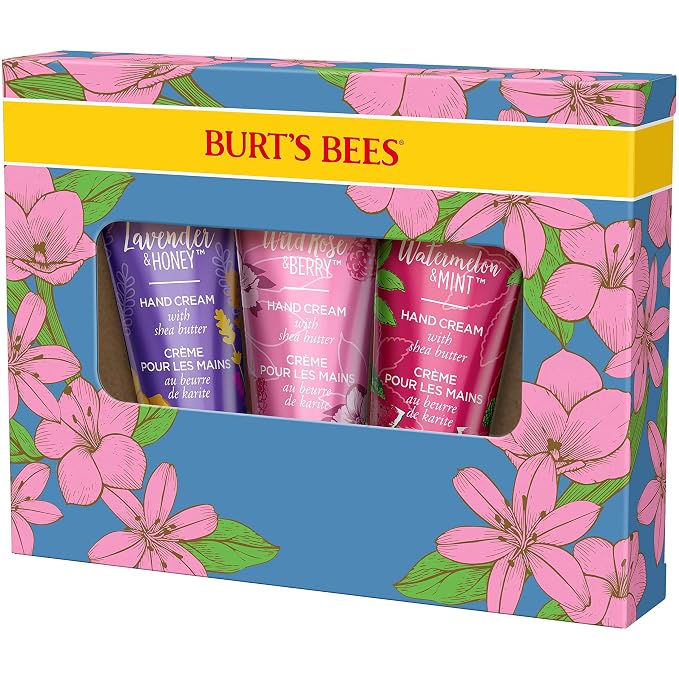 Burt's Bees Spring Gift, 3 Moisturizing Self Care Gifts, Shea Butter Hand Cream - Image 6