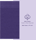 American Soft Linen Luxury 4 Piece Bath Towel Set, 600 GSM 100% Cotton Turkish - Image 4