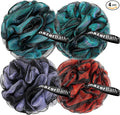AmazerBath Charcoal Loofah Sponge, Shower Loofah 60g/PCS by AmazerBath