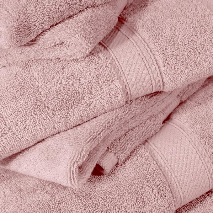 SUPERIOR Egyptian Cotton Pile 6 Piece Towel Set, Includes 2 Bath, 2 Hand - Image 8