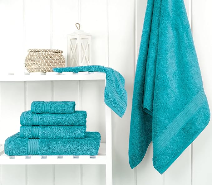 Cotton Paradise 6 Piece Towel Set 100% Cotton Soft Absorbent Turkish Towels - Image 2
