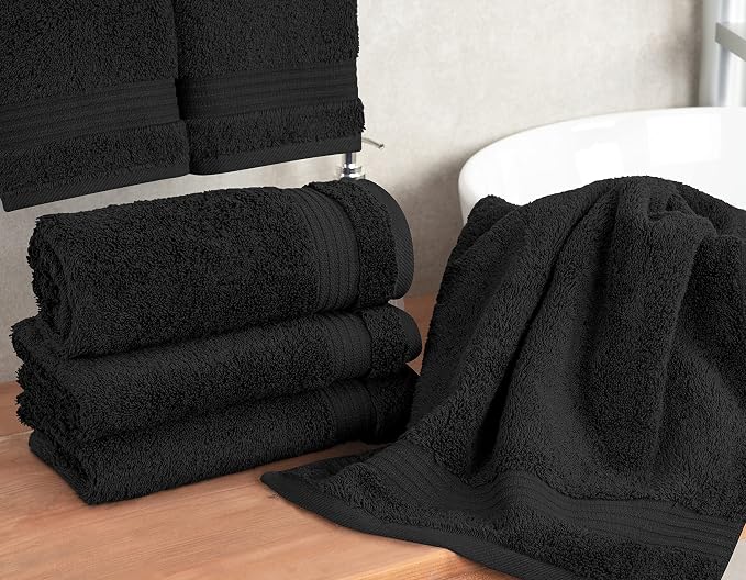 Cotton Paradise Hand Towels for Bathroom, 100% Cotton Turkish 4 Piece Hand - Image 2