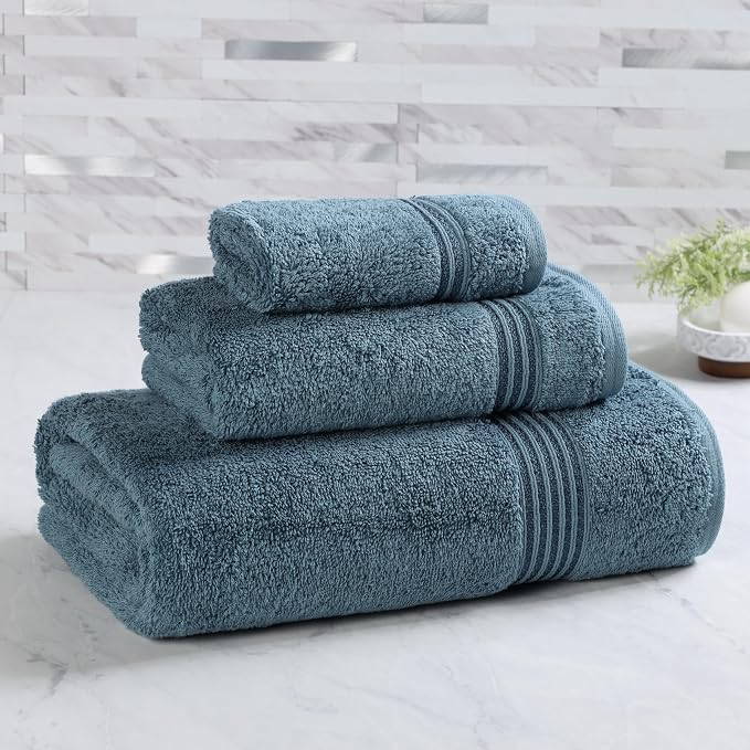 Superior Egyptian Cotton 3-Piece Towel Set, Basic Towels - Image 2