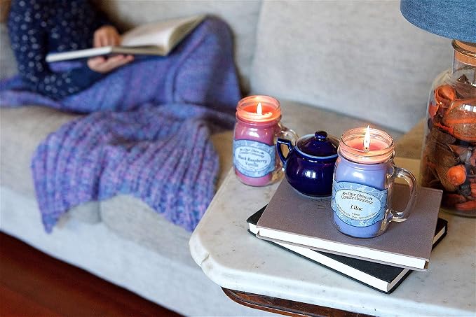 Our Own Candle Company, Peppermint Eucalyptus Scented Mason Jar Candle - Image 3