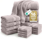 LANE LINEN 100% Ring Spun Cotton Bathroom Towel Set by LaneLinen