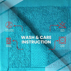 Infinitee Xclusives Teal Hand Towels - Image 7