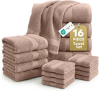 LANE LINEN 100% Cotton Towels Set by LaneLinen