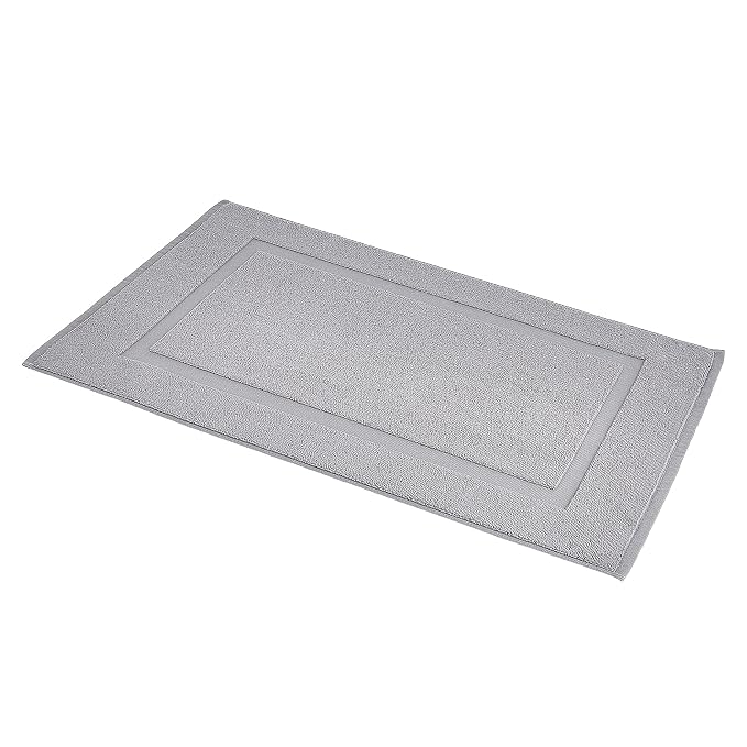 Amazon Basics Banded Bathroom Bath Rug Mat, Machine Washable, 100% Cotton by AmazonBasics