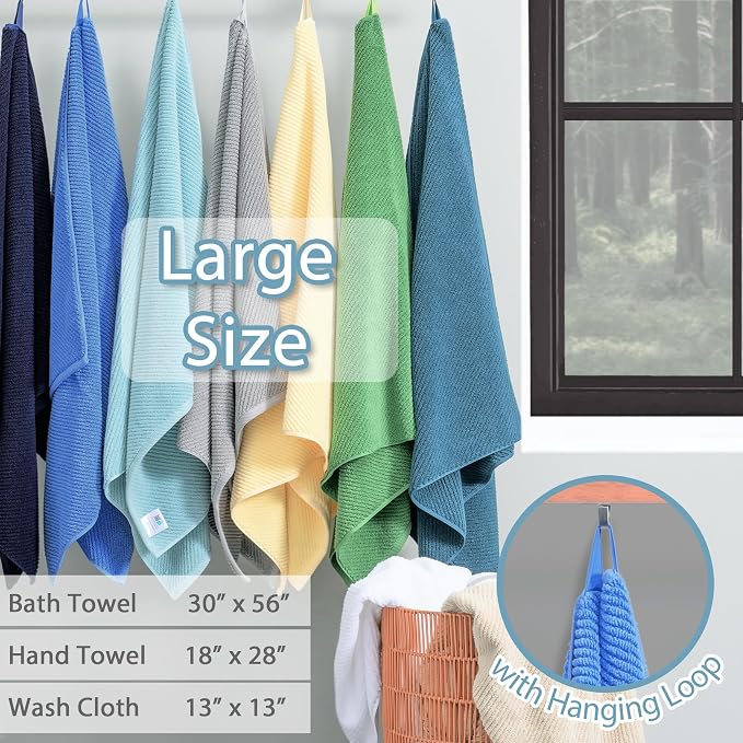 VOOVA & MOVAS Towel Set for Bathroom - Image 5