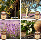 WEMEET Scented Candles Set, 4 Pack Aromatherapy Candle - Image 2