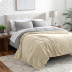 Bare Home Textured Fleece Blanket - Image 2